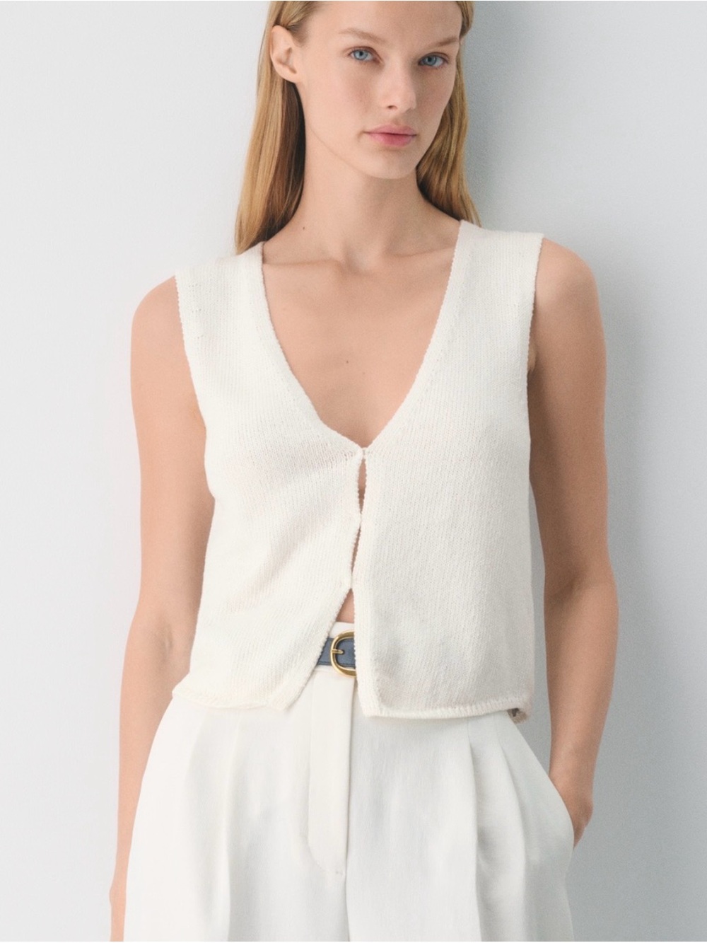 Wilfred Aritzia basque sweater vest